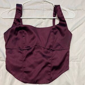 Medium Purple Abercrombie & Fitch Corset